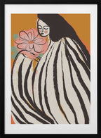 Striped Serenity, arte de Treechild con marco