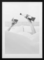 Cozy Bed Drinks, arte de Pictufy Studio III con marco