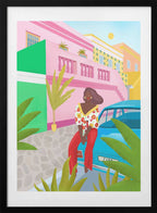 Tropical Woman, arte de Petra Lizde con marco