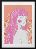 Blossom Gaze, arte de Treechild con marco