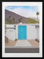 Turquoise Doors, arte de Tom Windeknecht con marco