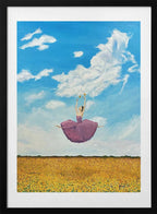 Ballerina in Sunflower Field, arte de Tom Blood con marco