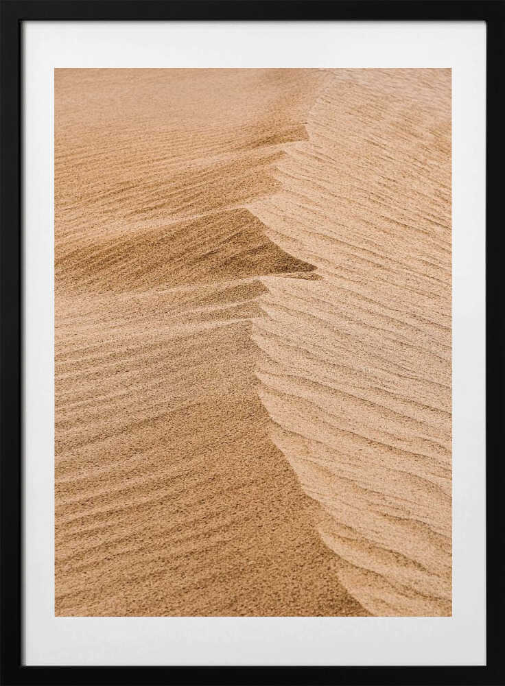 Flowing Sand Ripples, arte de Photolovers con marco