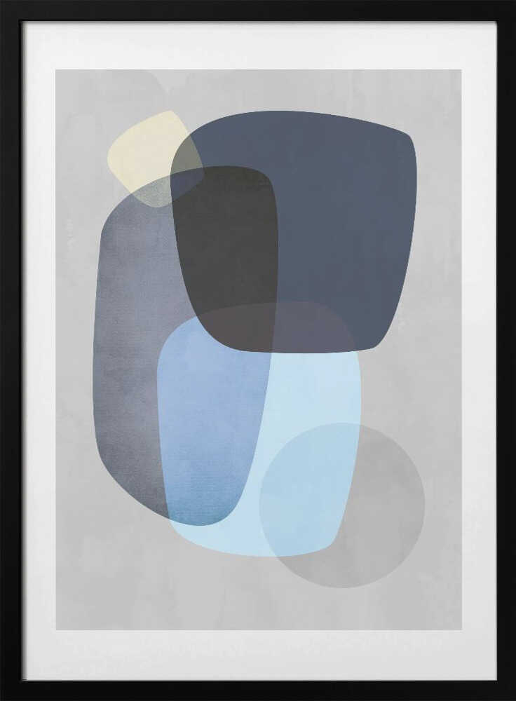 Graphic 189E, arte de Mareike Böhmer con marco