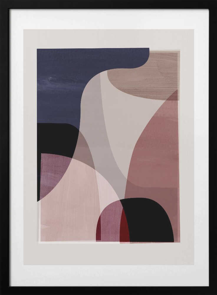 Graphic 196, arte de Mareike Böhmer con marco