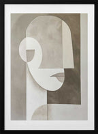 Elegant Abstract Profile, arte de SHANDU con marco