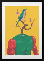 Tweety Mc Tweet Face, arte de Famous When Dead con marco