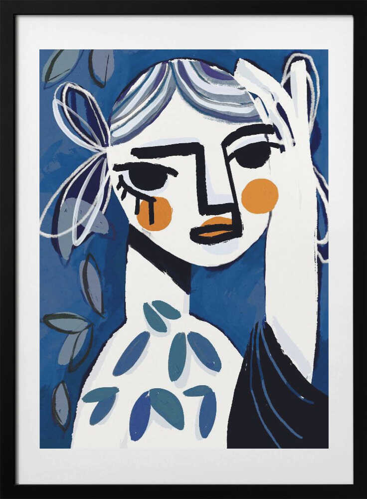 Whimsical Reverie, arte de Treechild con marco