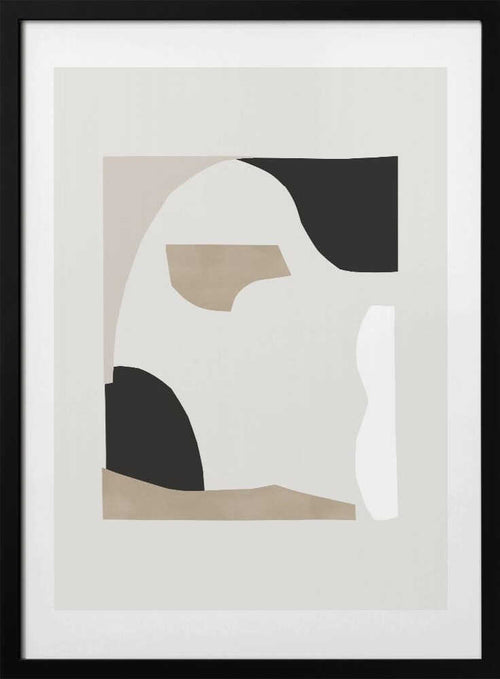 Abstract Shapes 2, arte de Mareike Böhmer con marco