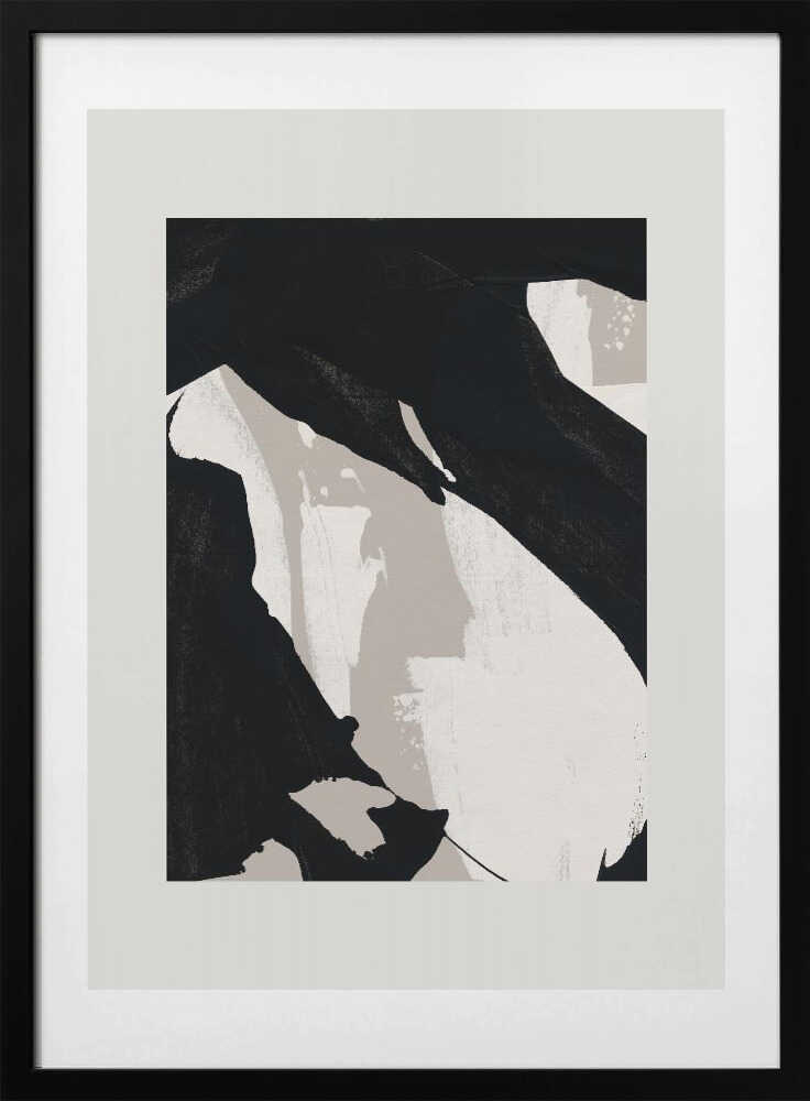 Abstract Brush Strokes 59X, arte de Mareike Böhmer con marco