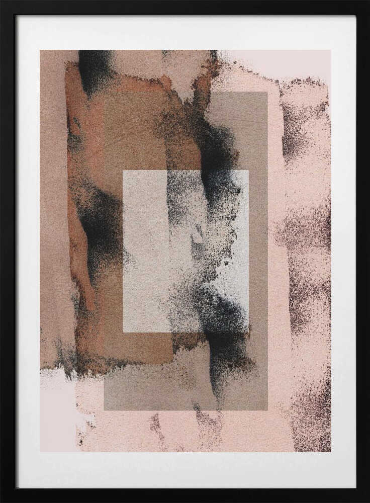 Abstract Brush Strokes 17y, arte de Mareike Böhmer con marco