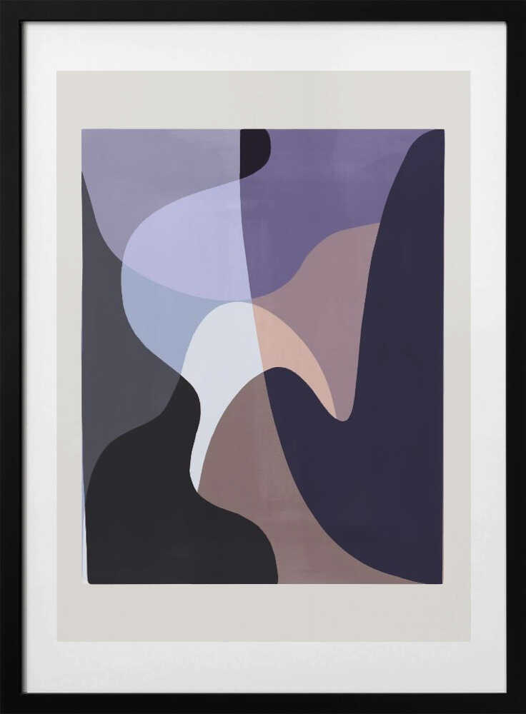 Graphic 286, arte de Mareike Böhmer con marco