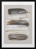 Abstract Brush Strokes 108, arte de Mareike Böhmer con marco