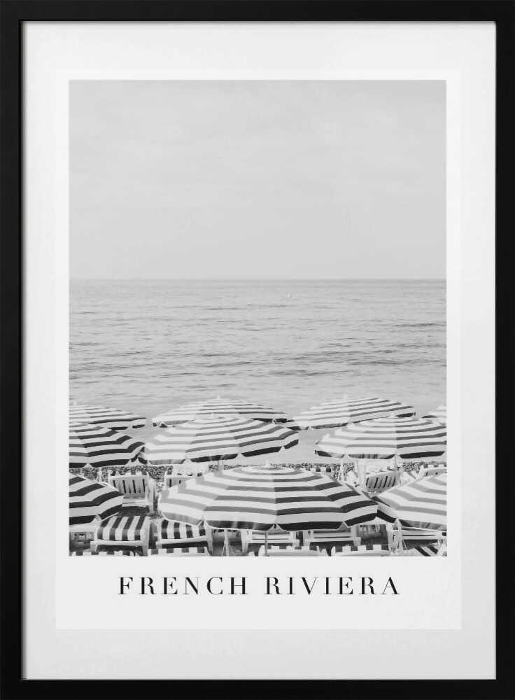 Classic European Beach, arte de Talitha McQueen con marco