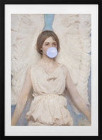 Ethereal Bubblegum Angel, arte de Talitha McQueen con marco