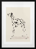 Pandc Dalmation, arte de Jenny Liz Rome con marco
