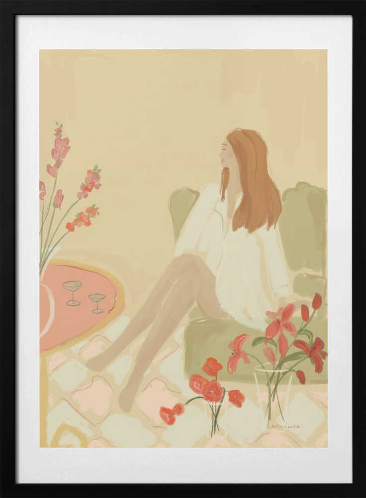 Sunday Without The Scaries, arte de Katharina Puritscher con marco