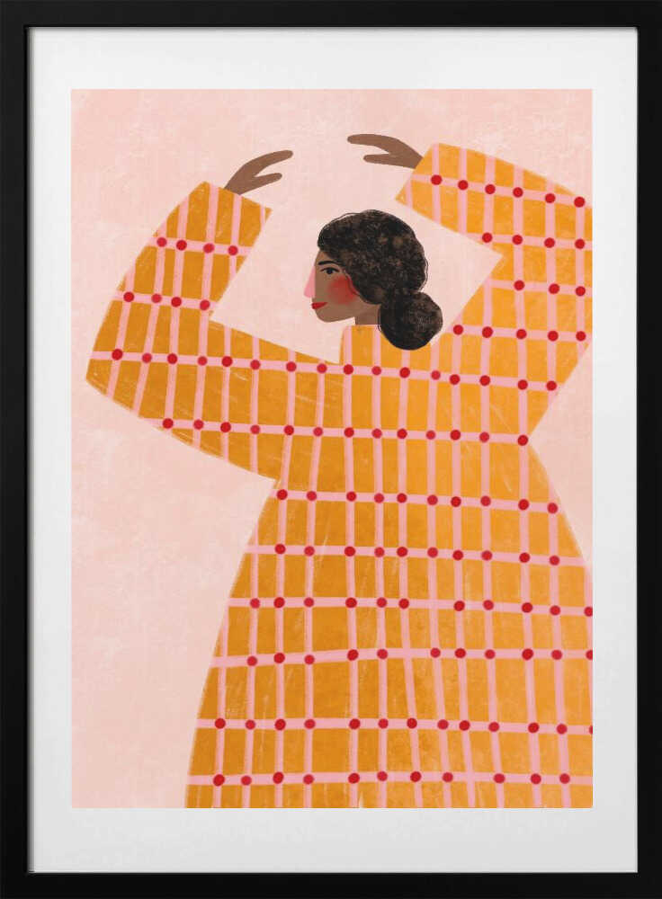 Dancing Woman in Orange
