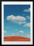 Azure Sky Red Earth, arte de Javier Pardina con marco
