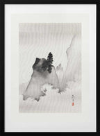 Mountains, arte de Suzuki Kiitsu con marco