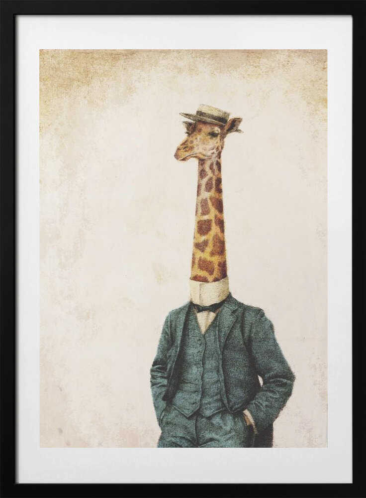 High Class Gentleman, arte de Mike Koubou con marco