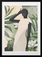 Elegant Tropical Serenity, arte de ThingDesign con marco