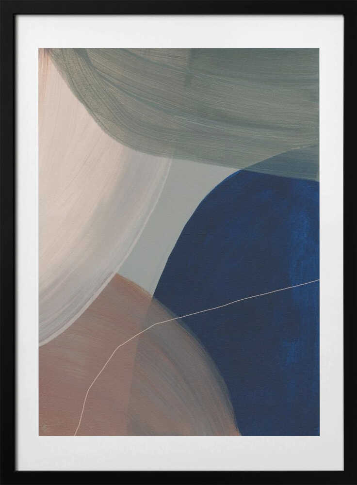 Interwoven Hues, arte de Mareike Böhmer con marco