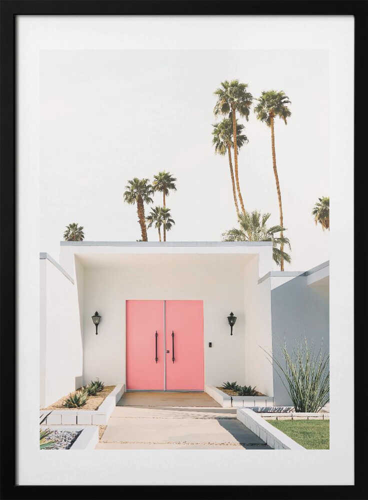 Palm Springs 3, arte de Kathrin Pienaar con marco