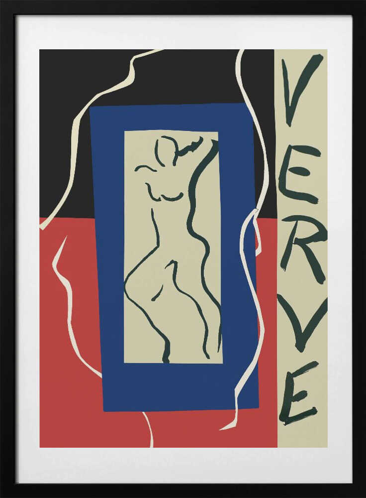 Verve 1937, Copertina Di Verve, arte de Henri Matisse con marco