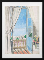 La Fenêtre Ouverte, arte de Henri Matisse con marco