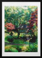 Japanese Garden 2 (2014), arte de Corné Akkers con marco
