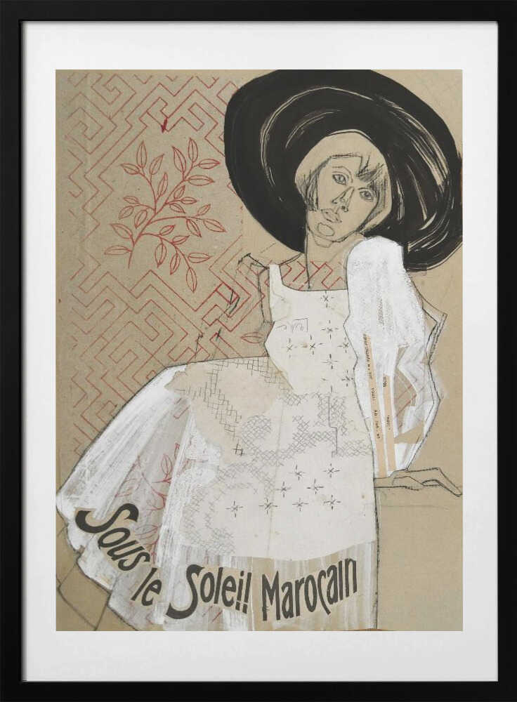 Moroccan Summer Style, arte de Doris Schmitz con marco
