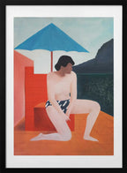 Summer Woman Ocean View, arte de Luca di Napoli con marco