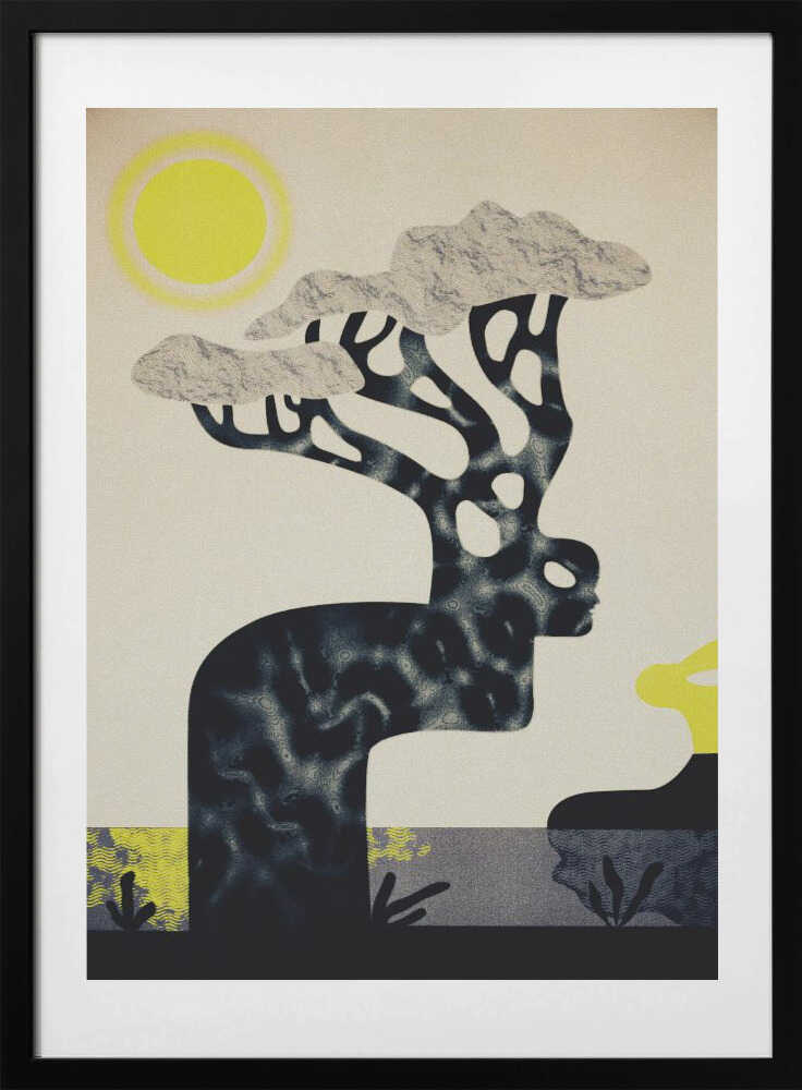 Sunlit Spirit Tree, arte de Luca di Napoli con marco