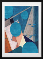 Geometric Blue Balance