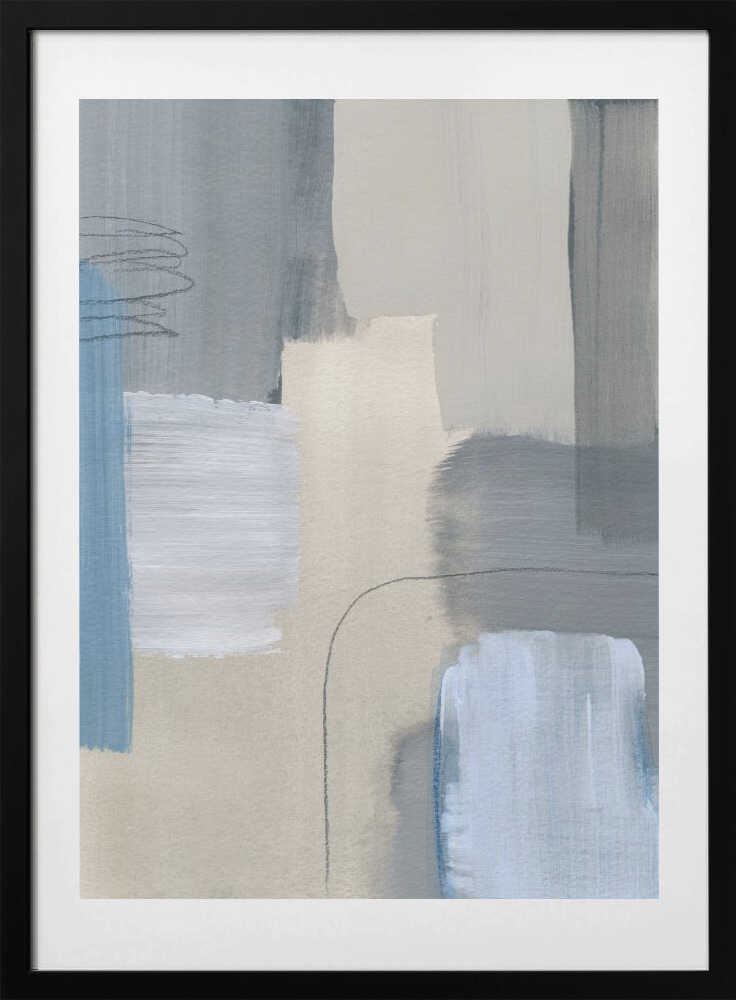 Soft Edges 4, arte de Mareike Böhmer con marco