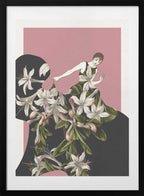 Elegant Floral Fashion, arte de Wild Violets con marco