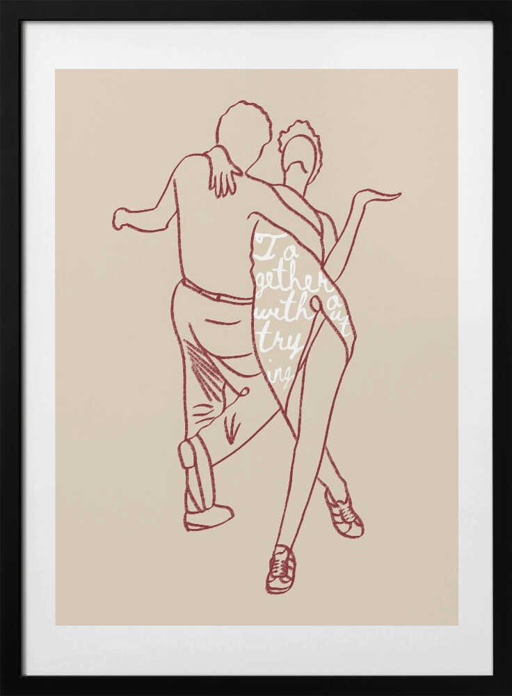 Together Without Trying, arte de Uma Gokhale con marco