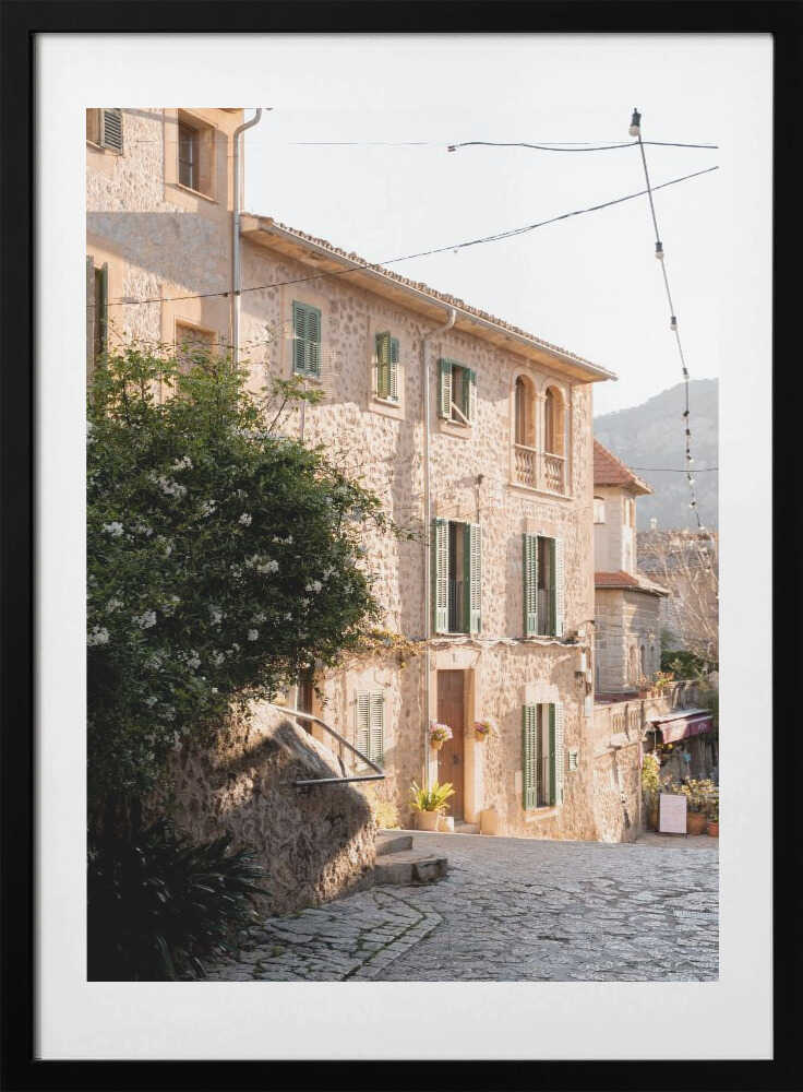 Valldemossa, arte de Henrike Schenk con marco