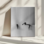 Pensive Woman Peeking, arte de hardibudi impreso en canvas