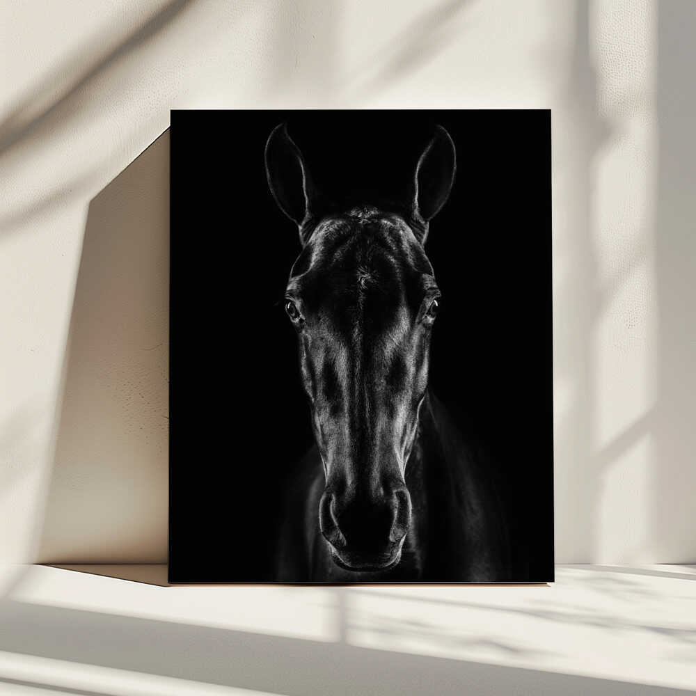 Black Horse Portrait