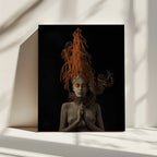Earthy Serenity Portrait, arte de Alfredo Sanchez impreso en canvas