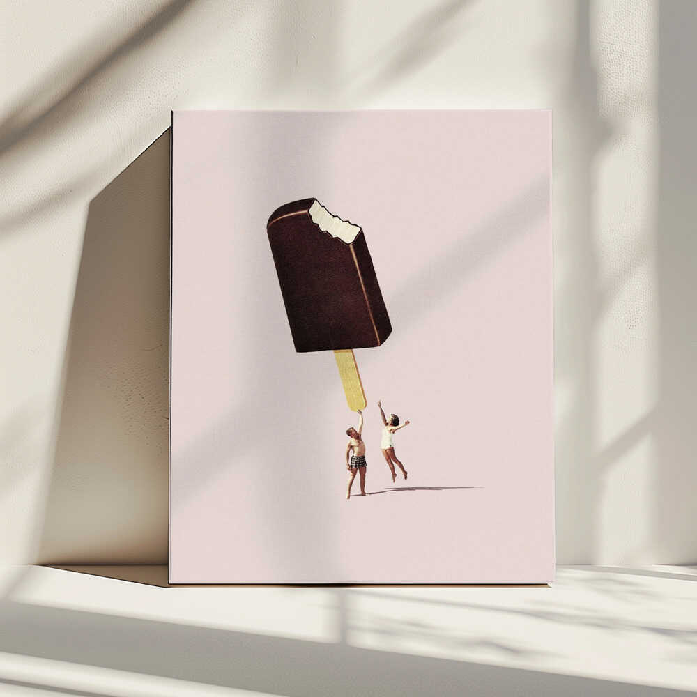 You treat me well, arte de Maarten Léon impreso en canvas