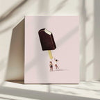 You treat me well, arte de Maarten Léon impreso en canvas