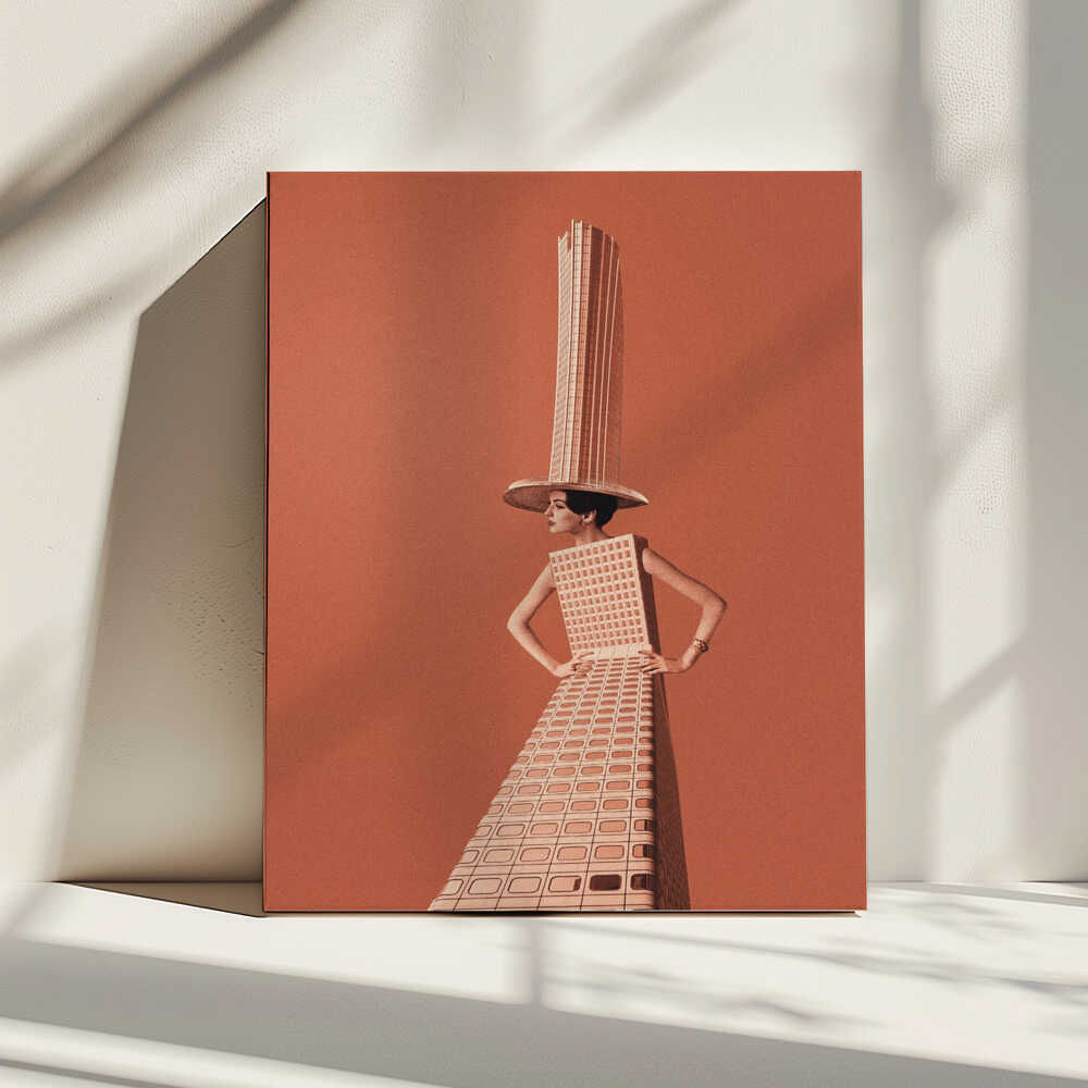 City girl, arte de Maarten Léon impreso en canvas