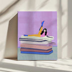 Raise your leg up to your head, arte de Jota de jai impreso en canvas