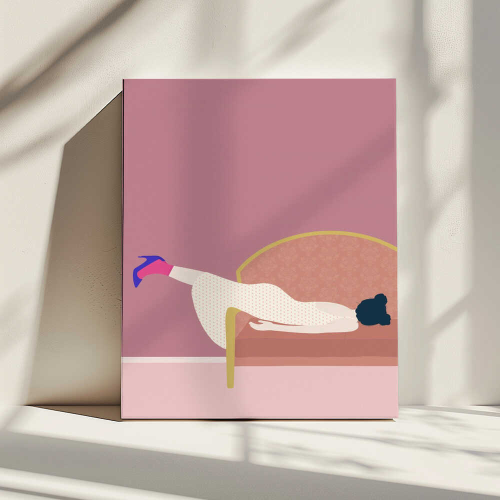 Maddies Mood, arte de Jota de jai impreso en canvas