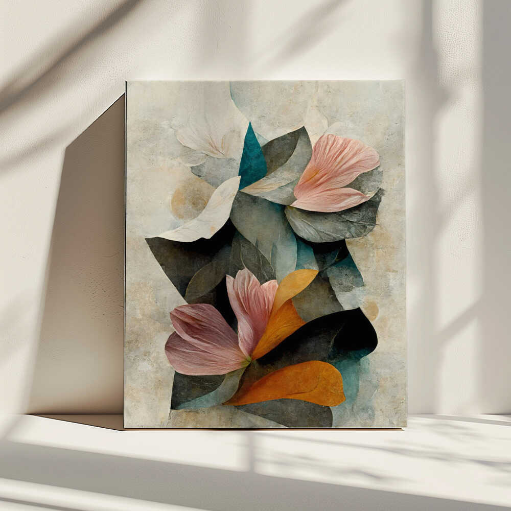 Floral Harmony, arte de Treechild impreso en canvas