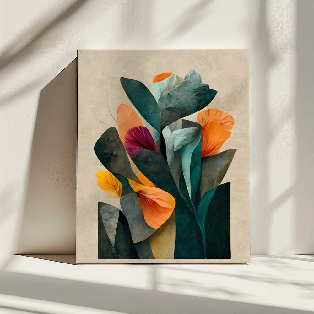 Petals in Harmony, arte de Treechild impreso en canvas