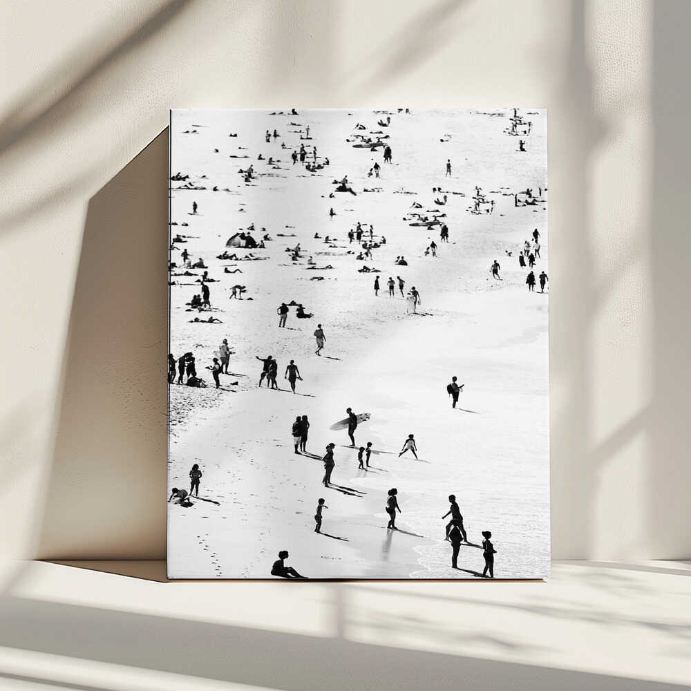 Beach Silhouettes, arte de Kathrin Pienaar impreso en canvas